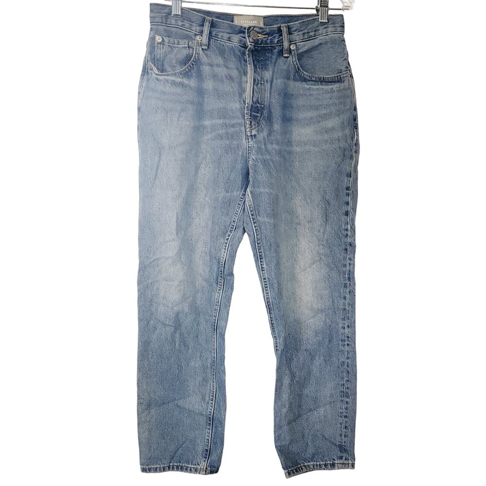 Everlane Women's The 90s Cropped Button Fly Casual Ankle Cheaky Jeans Size 28
